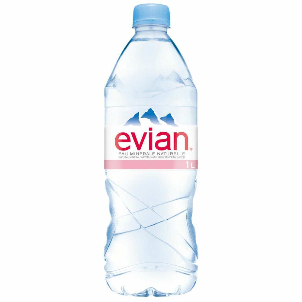 Evian Eau Plate Bouteille 1 L Lot 12 Bouteilles